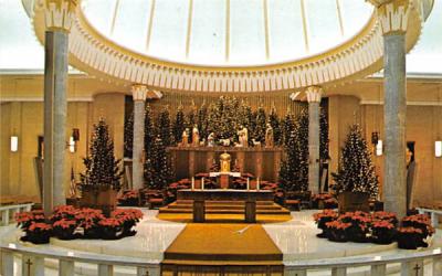 Christmas Sanctuary 1974 St Petersburg, Florida Postcard