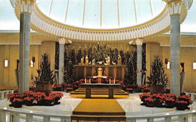 Christmas Sanctuary 1974 St Petersburg, Florida Postcard