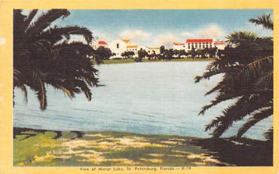 View of Mirror Lake St Petersburg, Florida Postcard