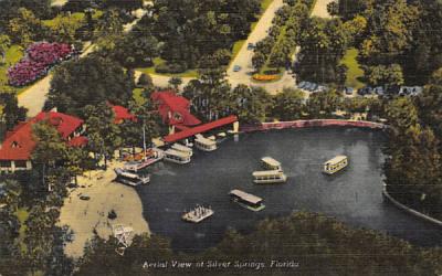 Aerial View of Silver Springs, FL, USA Florida Postcard