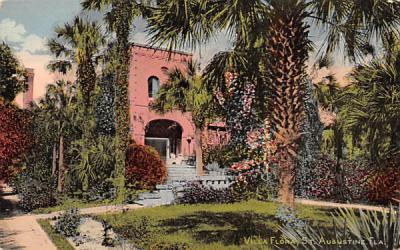 Villa Flora St Augustine, Florida Postcard