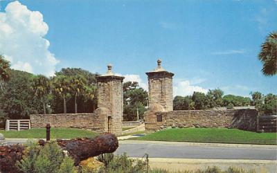The City Gate of St. Augustine St Augustine, Florida Postcard