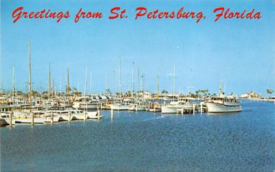 The All New St. Petersburg Yacht Basin St Petersburg, Florida Postcard