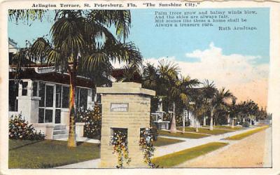 Arlington Terrace St Petersburg, Florida Postcard