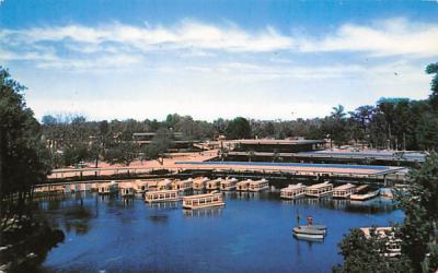 Docks, and Award Winning New Buildings Silver Springs, Florida Postcard