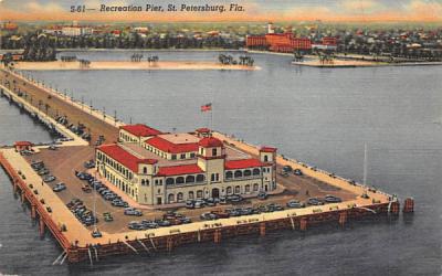 Recreation Pier St Petersburg, Florida Postcard