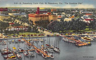 St. Petersburg Yacht Club St Petersburg, Florida Postcard