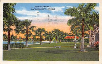 Bayside Gardens St Petersburg, Florida Postcard