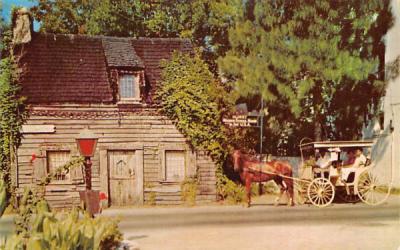 Oldest Wooden School House in the United States St Augustine, Florida Postcard