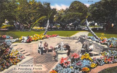 Fountain of Youth St Petersburg, Florida Postcard