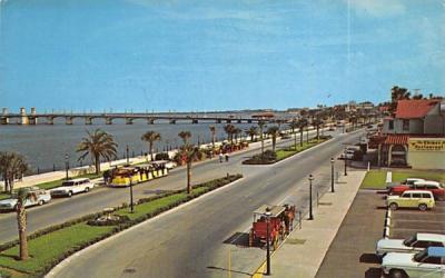 Beautiful Bay Front St Augustine, Florida Postcard