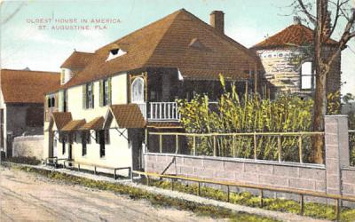 Oldest House in America St Augustine, Florida Postcard
