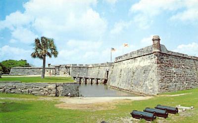 Castillo De San Marcos National Monument St Augustine, Florida Postcard