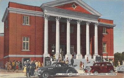 First Baptist Church St Petersburg, Florida Postcard