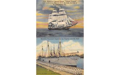 Joseph Conrad Training Ship U.S. Maritime Service St Petersburg, Florida Postcard