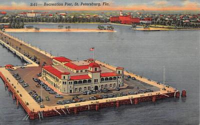 Recreation Pier St Petersburg, Florida Postcard