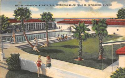 Bath Club, Redington Beach, Near St Petersburg Florida Postcard