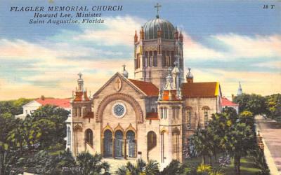 Flagler Memorial Church Saint Augustine, Florida Postcard
