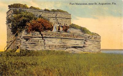Fort Matanzas, Near St. Sugustine St Augustine, Florida Postcard
