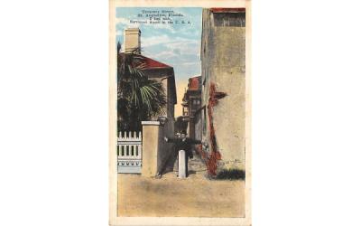 Treasury Street St Augustine, Florida Postcard