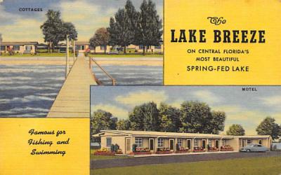 The Lake Breeze St Cloud, Florida Postcard