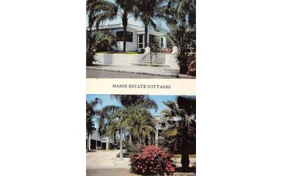 Main Estates Cottages Safety Harbor, Florida Postcard