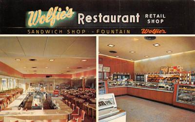 Wolfie's Restaurant Retail Shop St Petersburg, Florida Postcard