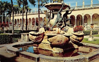 Fountain of the Turtles Sarasota , Florida Postcard