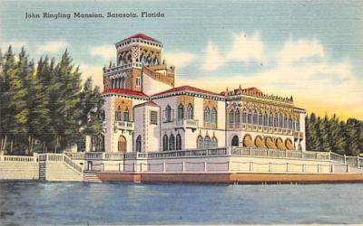 John Ringling Mansion Sarasota , Florida Postcard