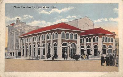 Plaza Theatre St Petersburg, Florida Postcard