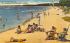 Bathers on Pass a Grille Beach St Petersburg, Florida Postcard