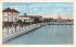 Sea Wall  St Augustine, Florida Postcard