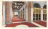 Partial View of Lobby, Post Office  St Petersburg, Florida Postcard