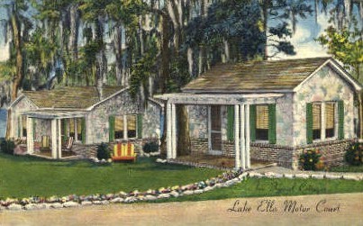 Lake Ella Motor Court - Tallahassee, Florida FL Postcard