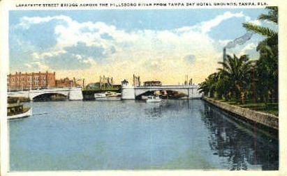 Lafayette Street - Tampa, Florida FL Postcard
