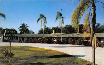 Clinton Motel Titusville, Florida Postcard
