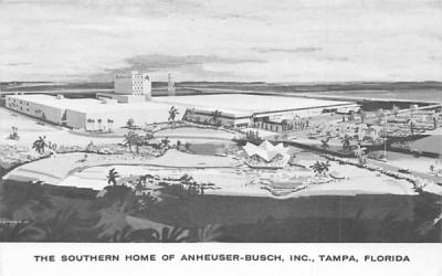 The Southern Home of Anheuser-Busch, INC Tampa, Florida Postcard