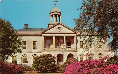 Azalea Time in front of U. S. Post Office Tallahassee, Florida Postcard