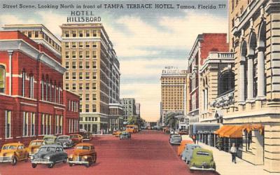 Street Scene Tampa, Florida Postcard