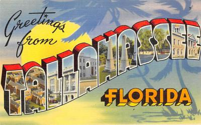 Greetings from Tallahassee, FL, USA Florida Postcard