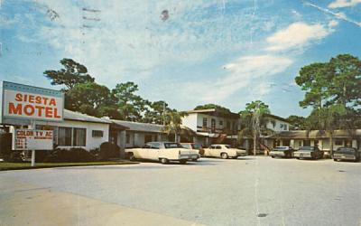 Siesta Motel Titusville, Florida Postcard