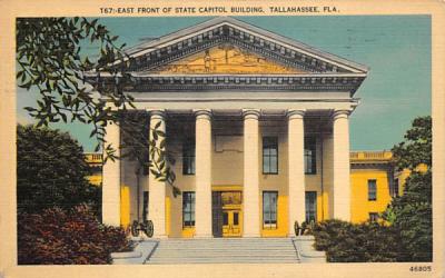 East Front of State Capitol Building Tallahassee, Florida Postcard