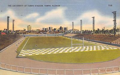 The University of Tampa Stadium, FL, USA Florida Postcard