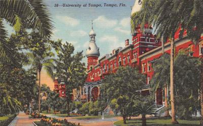 University of Tampa, FL, USA Florida Postcard