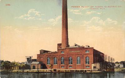 Power Plant of Tamap Electric CO. Tampa, Florida Postcard