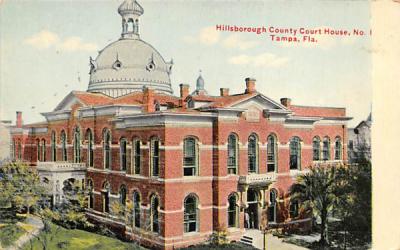 Hillsborough County Court House, No. 1 Tampa, Florida Postcard