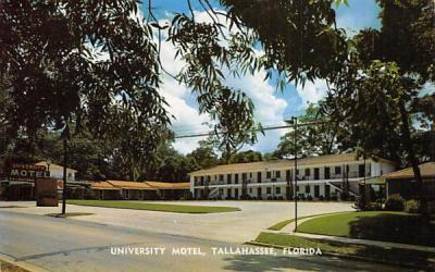 University Motel Tallahassee, Florida Postcard
