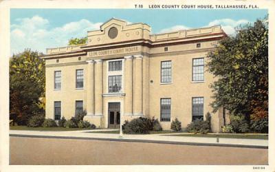 Leon County Court House Tallahassee, Florida Postcard