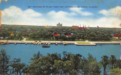 Plant Park and University of Tampa, FL, USA Florida Postcard