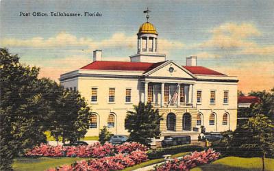 Post Office Tallahassee, Florida Postcard